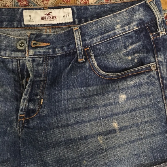 🦋 3 for $25 - Hollister Button Fly Distressed Jean Shorts - Picture 4 of 10